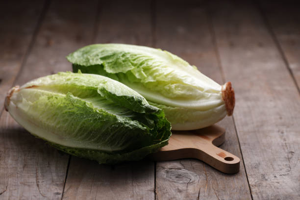 istock Romaine lettuce leaves 1325434556