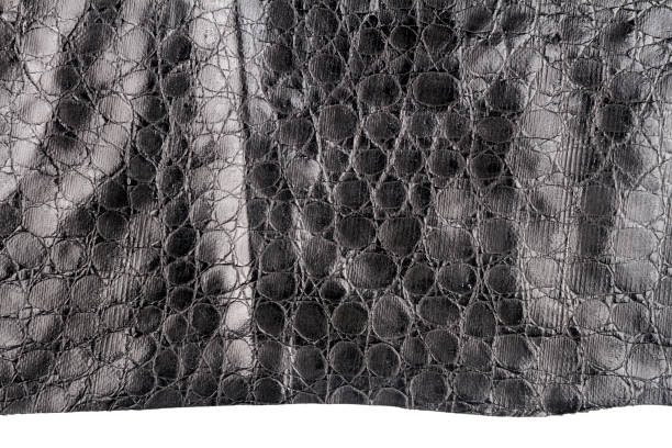 istock Piece of black artificial leather 1325435042