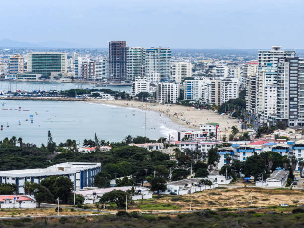 istock A view of Salinas, Ecuador, from the Morro in the chocolatera, 1325436097