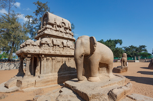 Arjuna Penance a monument located in Mamallapuram aka Mahabalipuram