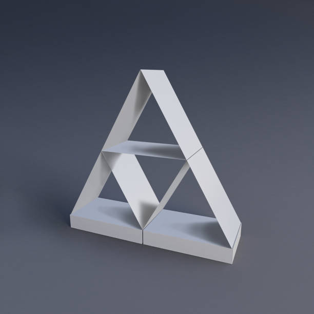istock 3d rendering of many layers name card 1325467232