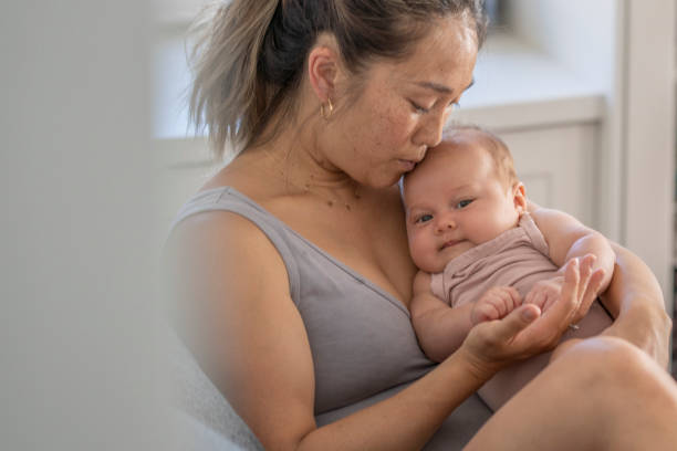 istock Quality time with baby spent at home 1325472153
