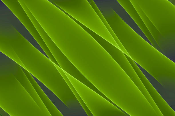 istock Abstract colorful green and yellow wave background. 1325475236