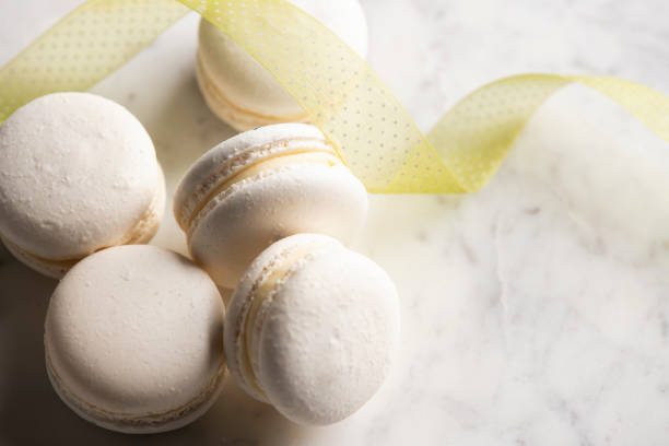 istock Macarons, delicious French pastries. 1325480784