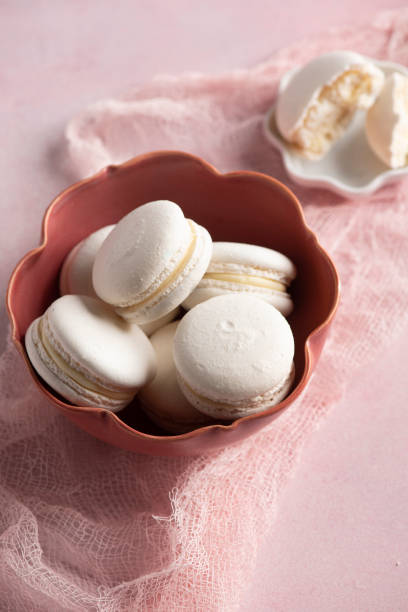 istock Macarons, delicious French pastries. 1325480827