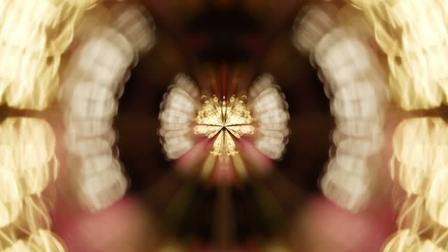 Abstract Magic Light Tunnel. Fluid Movement. Ripple Motion.