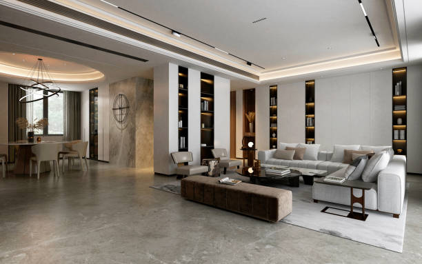 istock 3d render of modern living room 1325485583