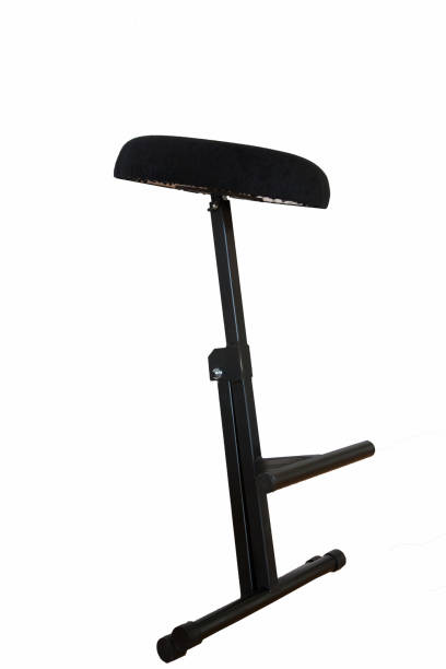 istock Metal chair isolated on white background.Copy space 1325487737