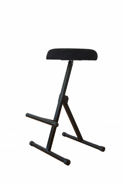 istock Metal chair isolated on white background.Copy space 1325487781