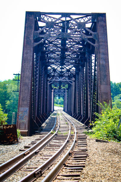 istock Historic Railroad Bridges over Kennebec River 1325500046