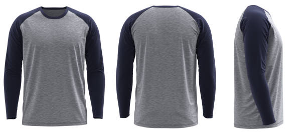 Raglan long sleeve T-shirt