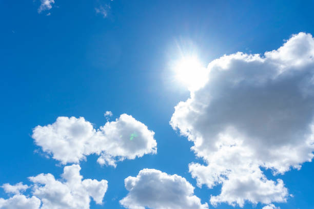 istock Beautiful blue sky with clouds in clear sunny weather 1325516997