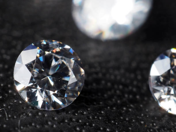 istock Close up shoot of shiny diamonds 1325517172