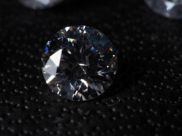 istock Close up shoot of shiny diamonds 1325517176