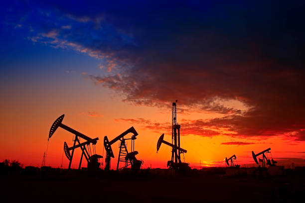 istock The oil pump, industrial equipment 1325518093