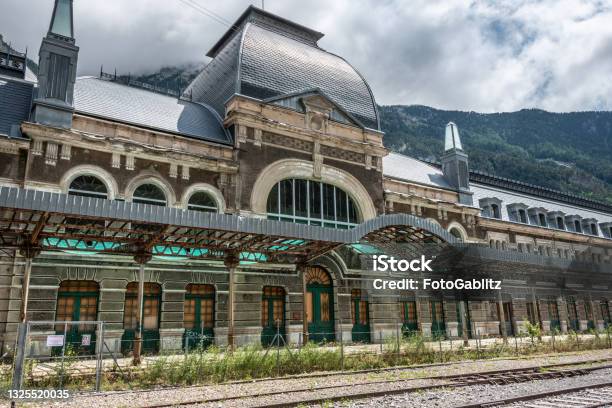 The International Canfranc Railway Station Canfranc Stock Photo - Download Image Now