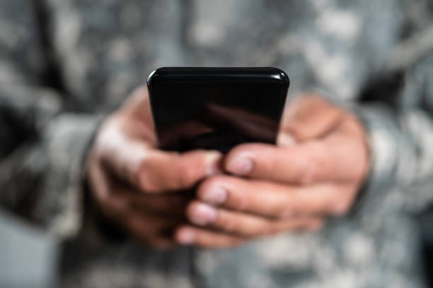istock US Military Soldier Smart Phone Espionage 1325531143