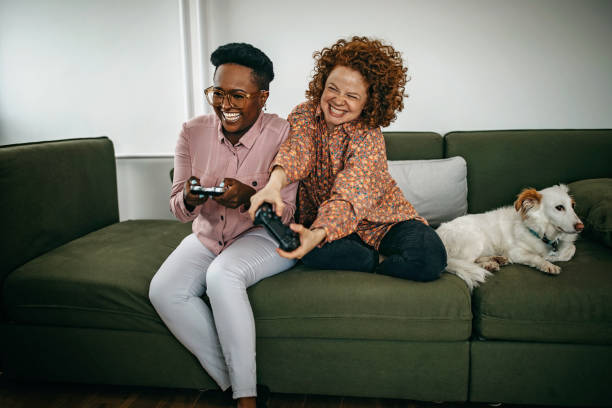 istock We enjoy playing games with our dog 1325540332