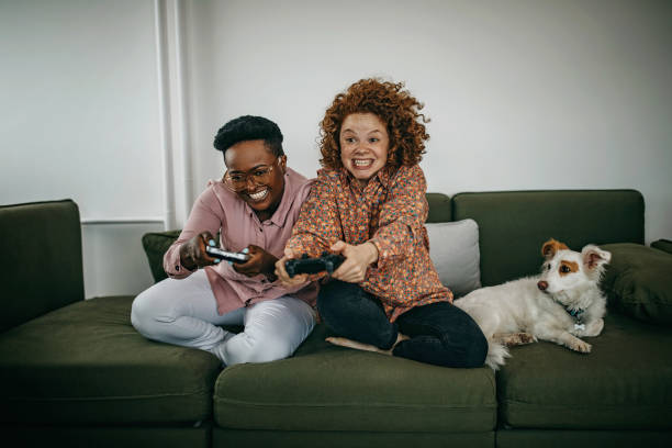 istock We enjoy playing games with our dog 1325540337