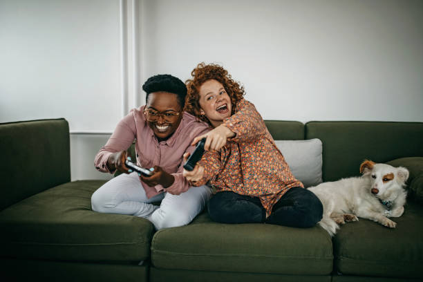 istock We enjoy playing games with our dog 1325540343