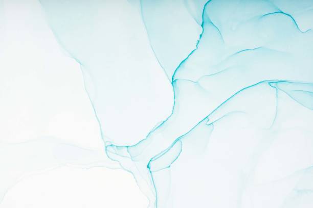 istock Abstract blue and white Ink background. Alcohol Ink art. 1325547168