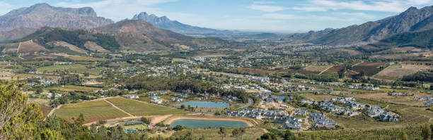 istock Panoramic view of Franschhoek 1325550183