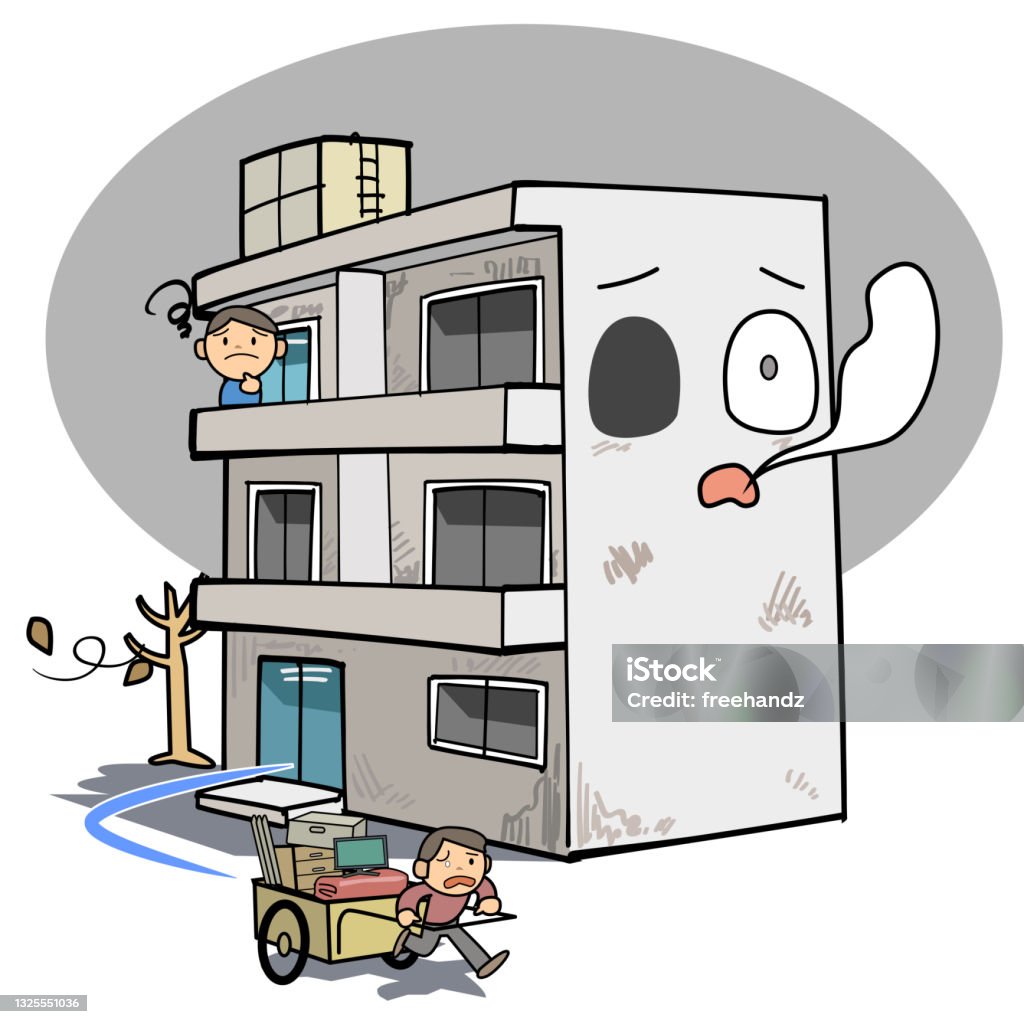Depopulated Apartment Stock Illustration - Download Image Now - Japan,  Rural Depopulation, Absence - iStock