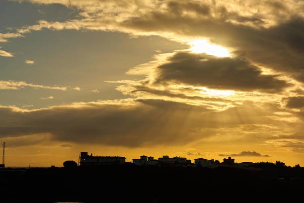 istock The sun rises over a town in Andalusia 1325569912