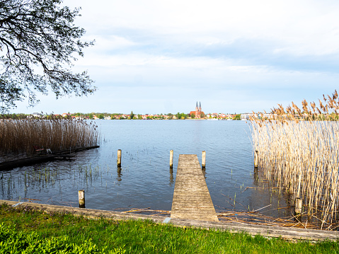 View of the city of Neuruppin from Lake Neuruppin