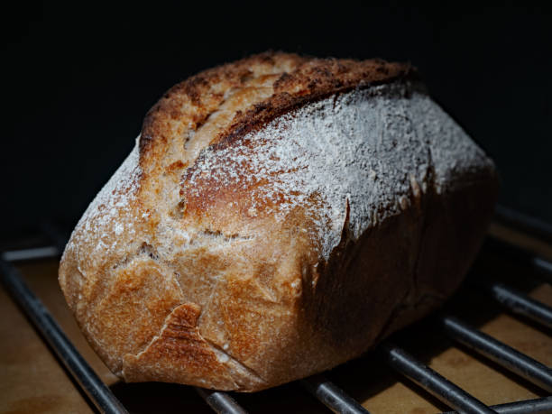 istock Freshly baked loaf of sourdough bread 1325575746