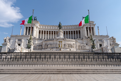Monument of Victor Emmanuel also called Vittoriano, it was built in honor of the first king of a unified Italy