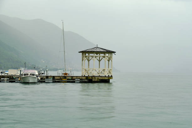 istock Rainy day at the lake 1325582309