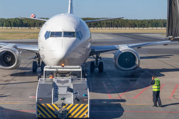 istock Airbus transportation to the runway 1325585827