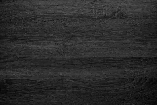 Photo of Black nature wood textured wallpaper background