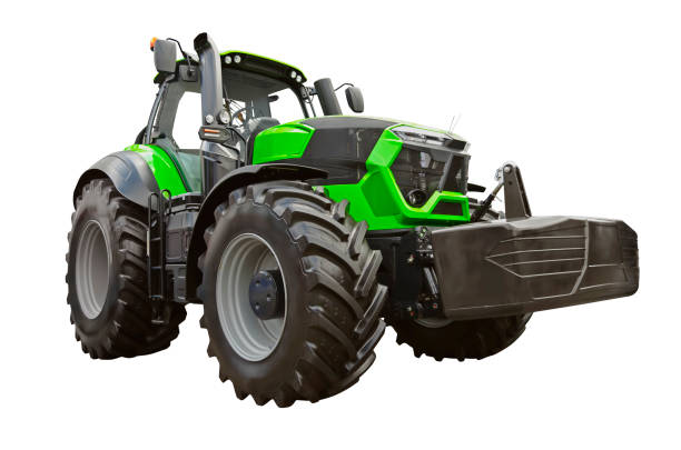 istock Modern green agricultural tractor 1325594294