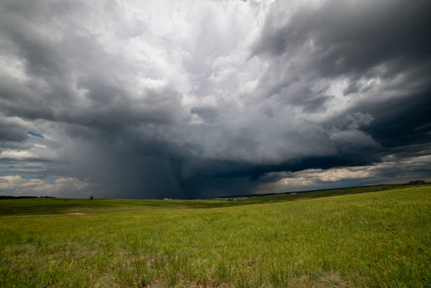istock Thunderstorm and hail up ahead on Colorado prairie 1325595490