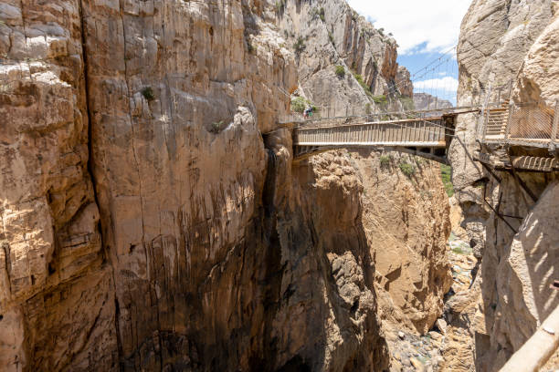 istock Royal Trail (El Caminito del Rey) in gorge Chorro, Malaga province, Spain 1325596155