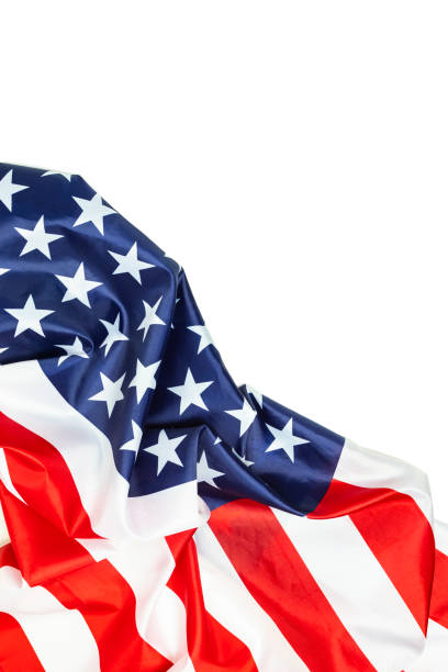istock America flag of fabric with copy space for text 1325600072