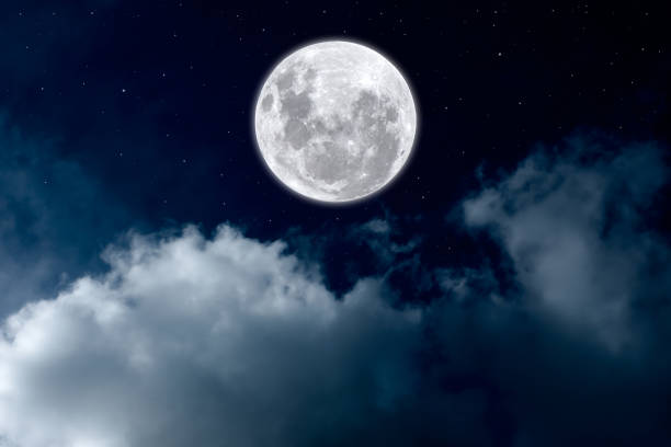 istock Full moon on the sky at night. 1325601225