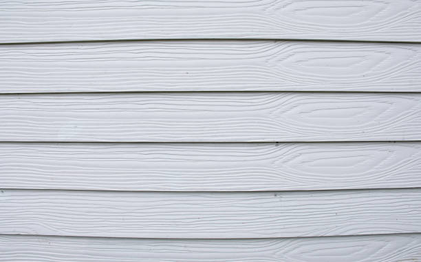 istock Wall of White wood texture in horizon line. 1325606706