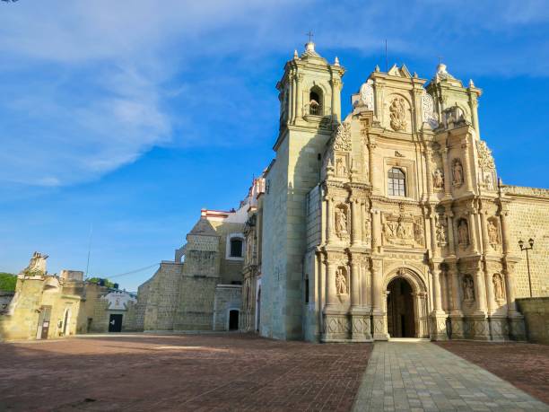 The Basilica of Nuestra Señora de Soledad, a Roman Catholic Basilica located in Oaxaca, Mexico. It was built between 1682 and 1690, and is a sanctuary dedicated to Our Lady of Solitude, patron saint of Oaxaca.