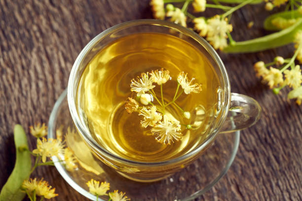 istock A cup of herbal tea with linden flowers 1325612485
