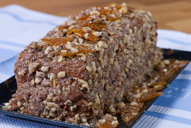 istock The process of making a chocolate cake with nuts and cream 1325628135