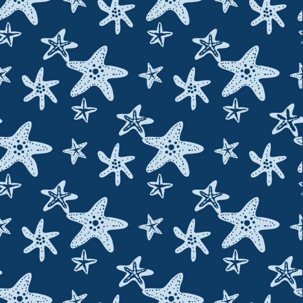istock Underwater marine flora seamless pattern  of seaweeds, corals,  marine 1325634074