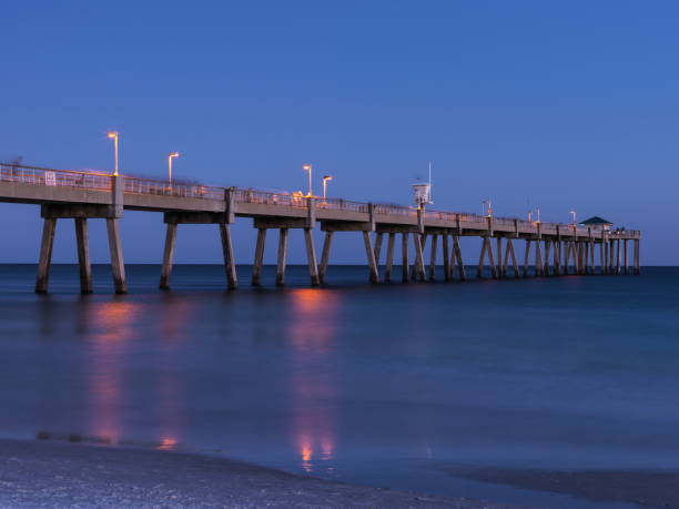 istock fishing pier at dusk 1325643790
