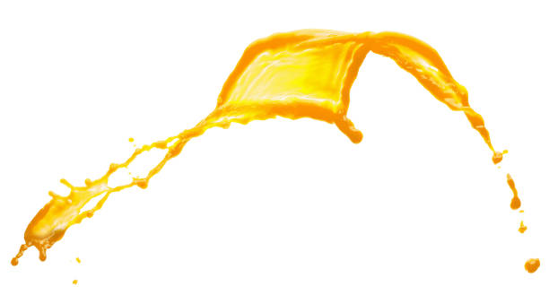 istock yellow paint splash isolated on a white background 1325643962