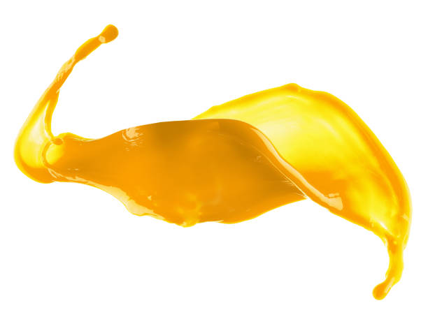 istock yellow paint splash isolated on a white background 1325644549