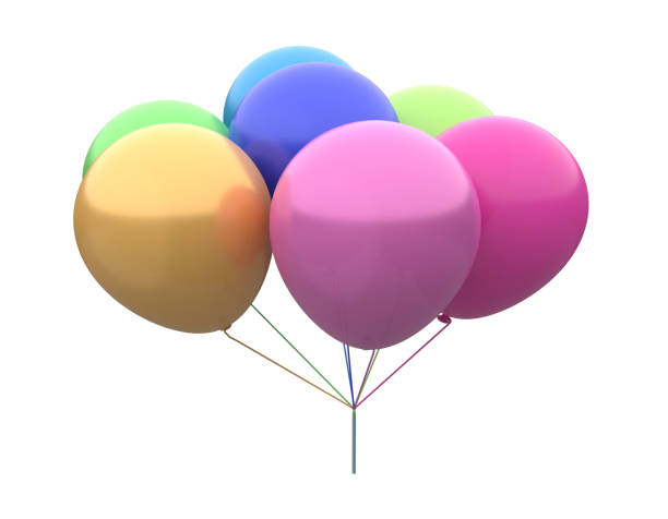 istock colorful balocolorful baloons isolated on a white background. 3d renderingons isolated on a white background 1325644577