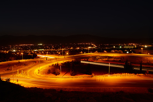 Mugla cityscape at night