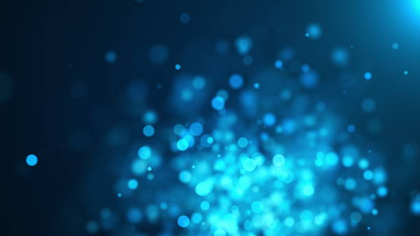 istock Swirl of round blurry particles 1325651151